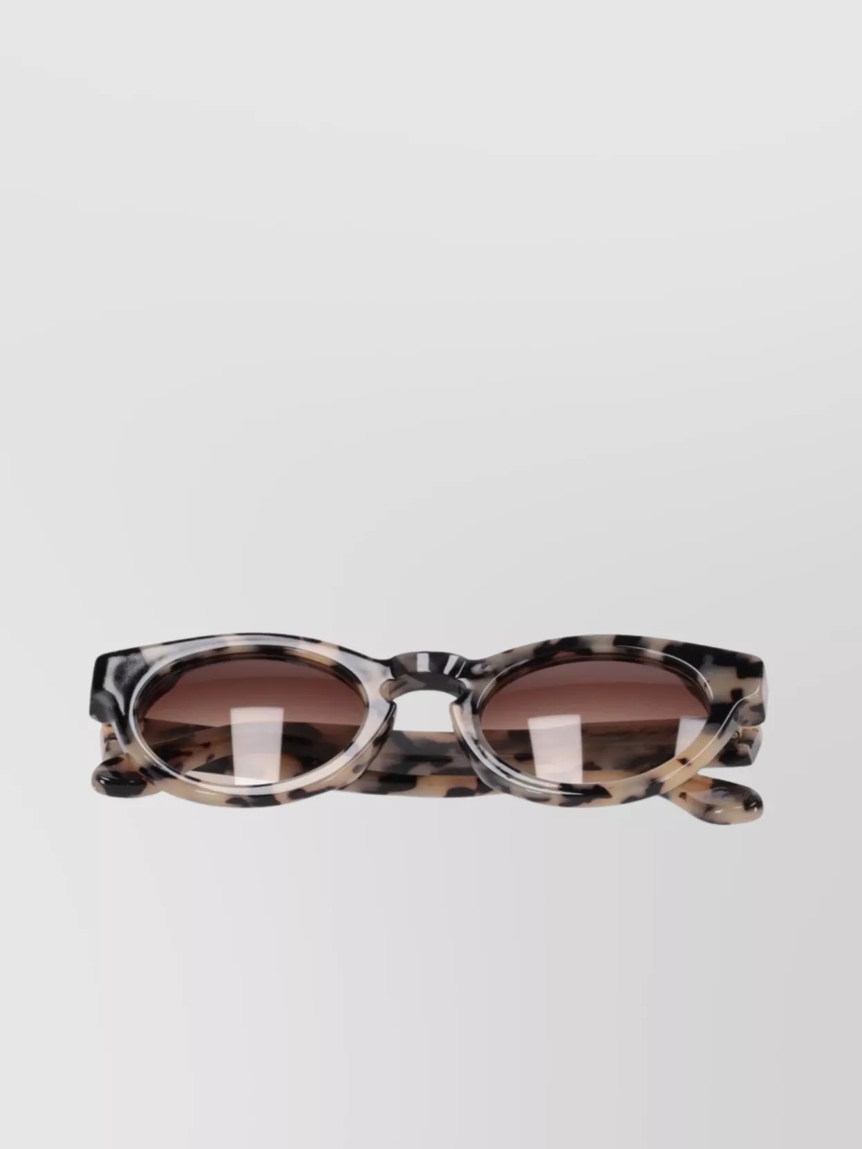 Golden Goose Round Frame Tortoiseshell Sunglasses