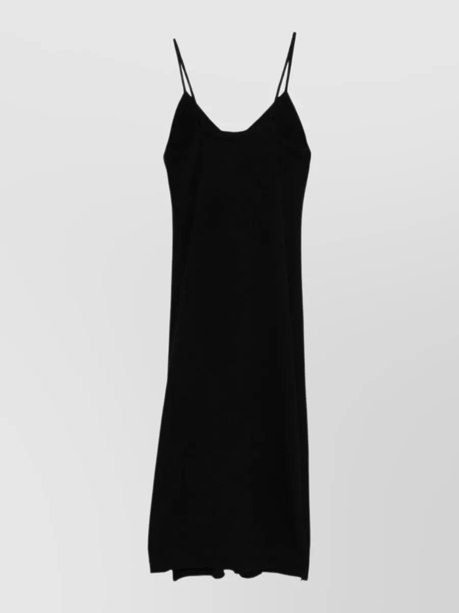 Lisa Yang Cashmere v-neck spaghetti-strap slip dress