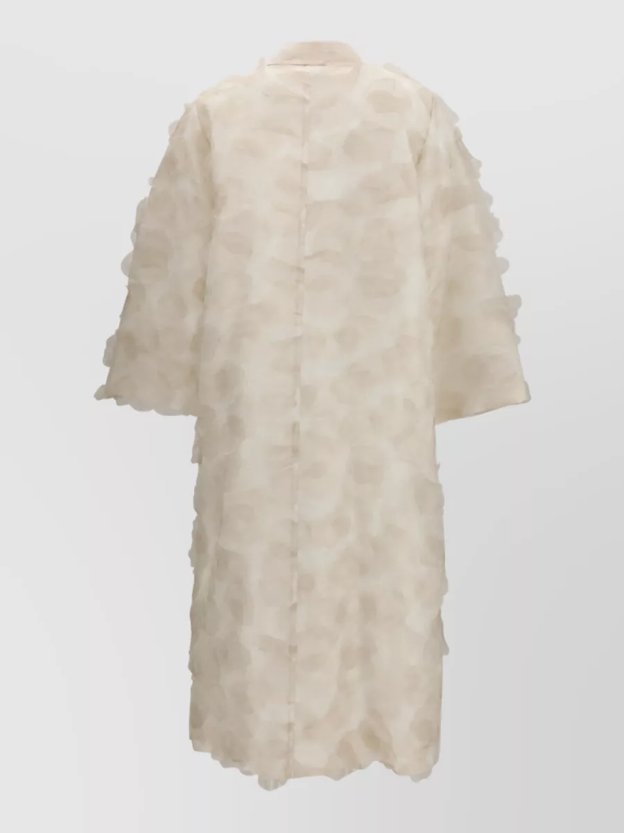 Max Mara Silk Knee-Length Coat