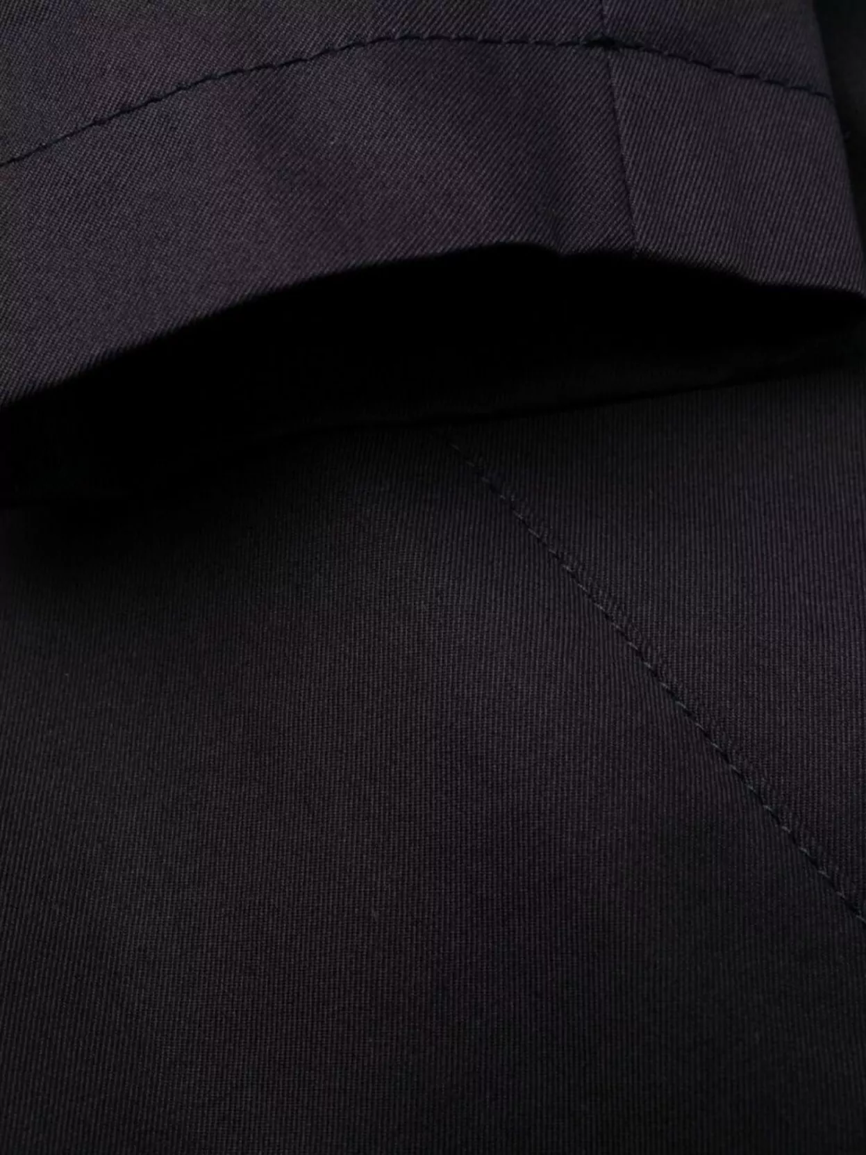 Herno Waist Belted Double-breasted Long Coat In Blue