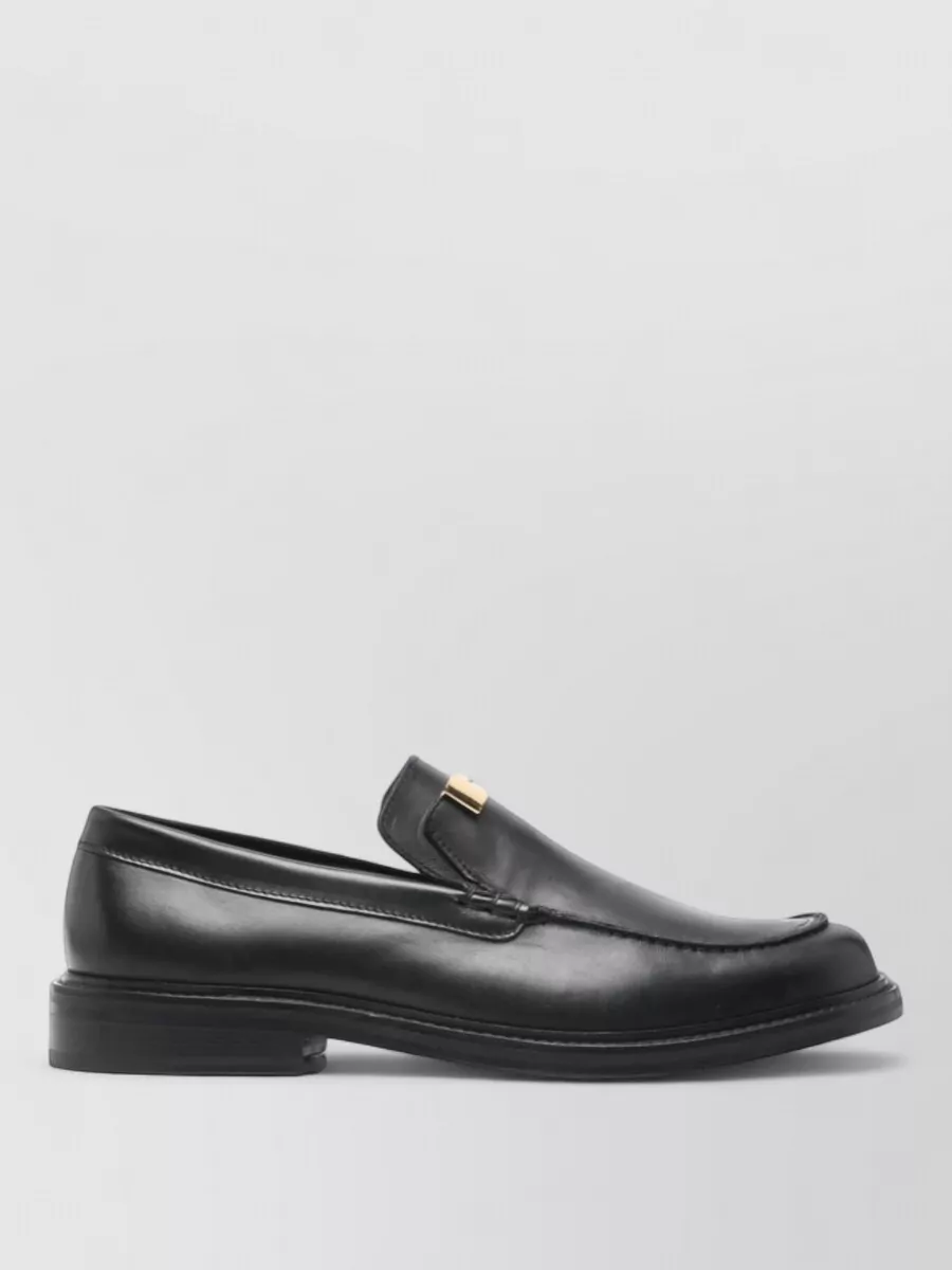 Moschino Leather Loafers
