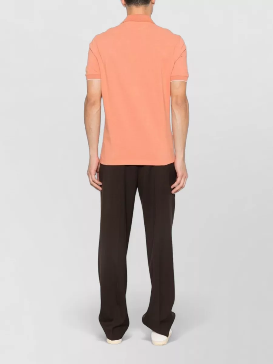 Brunello Cucinelli Cotton Polo Shirt Logo Detail Collar