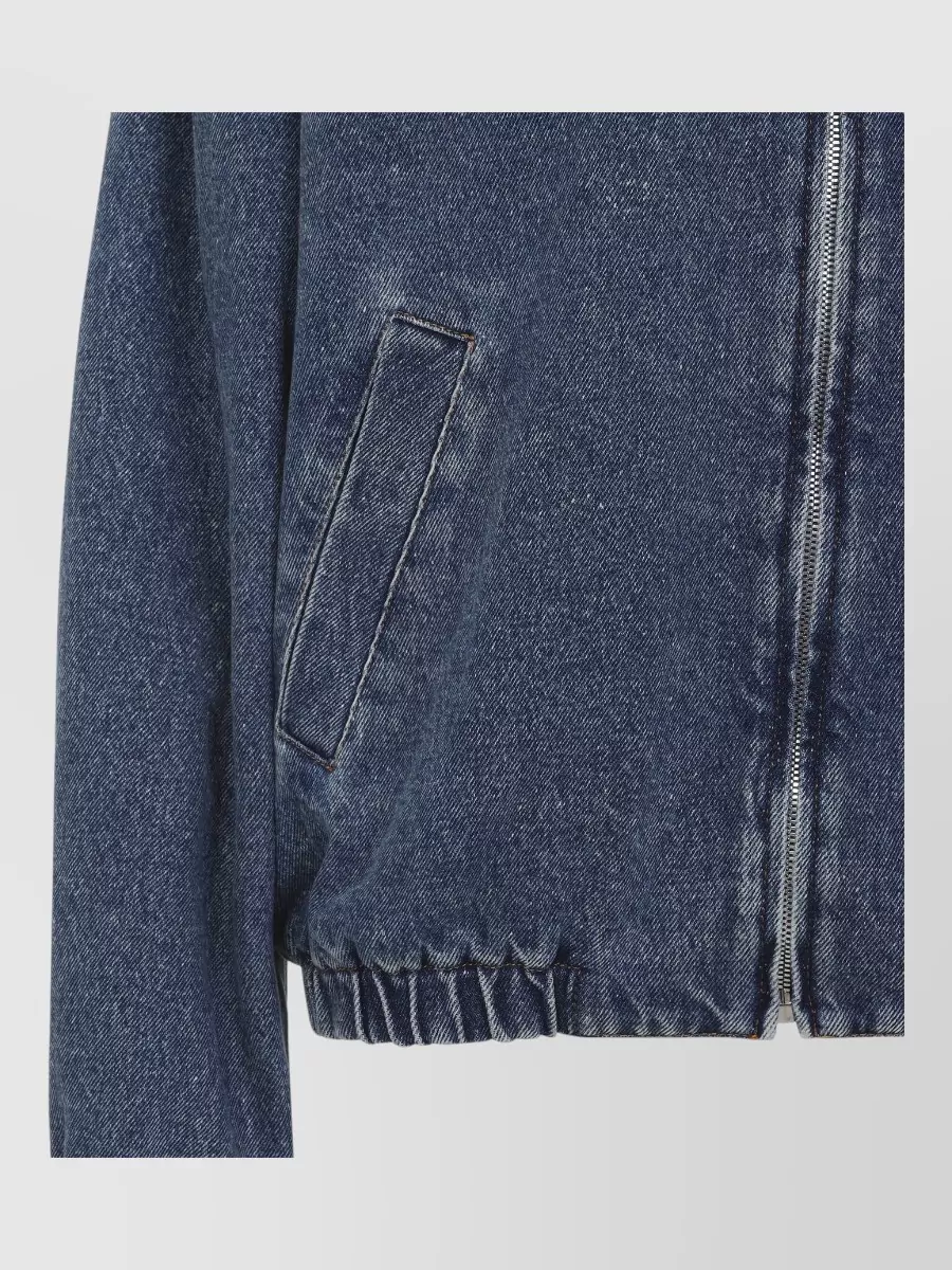 Miu Miu padded denim bomber jacket