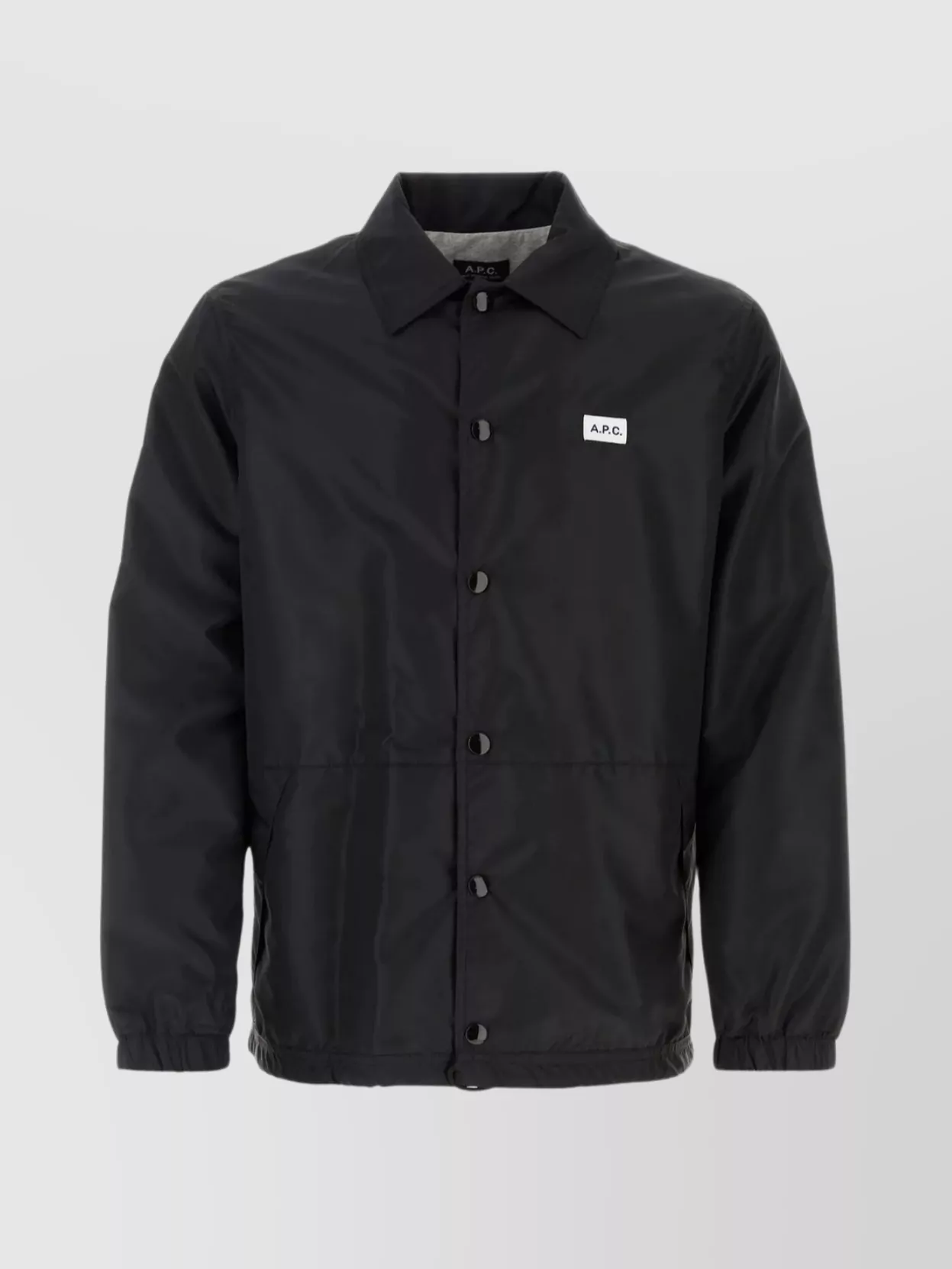 Shop Apc Elastic Cuffs Nylon Aleski Jacket In Black