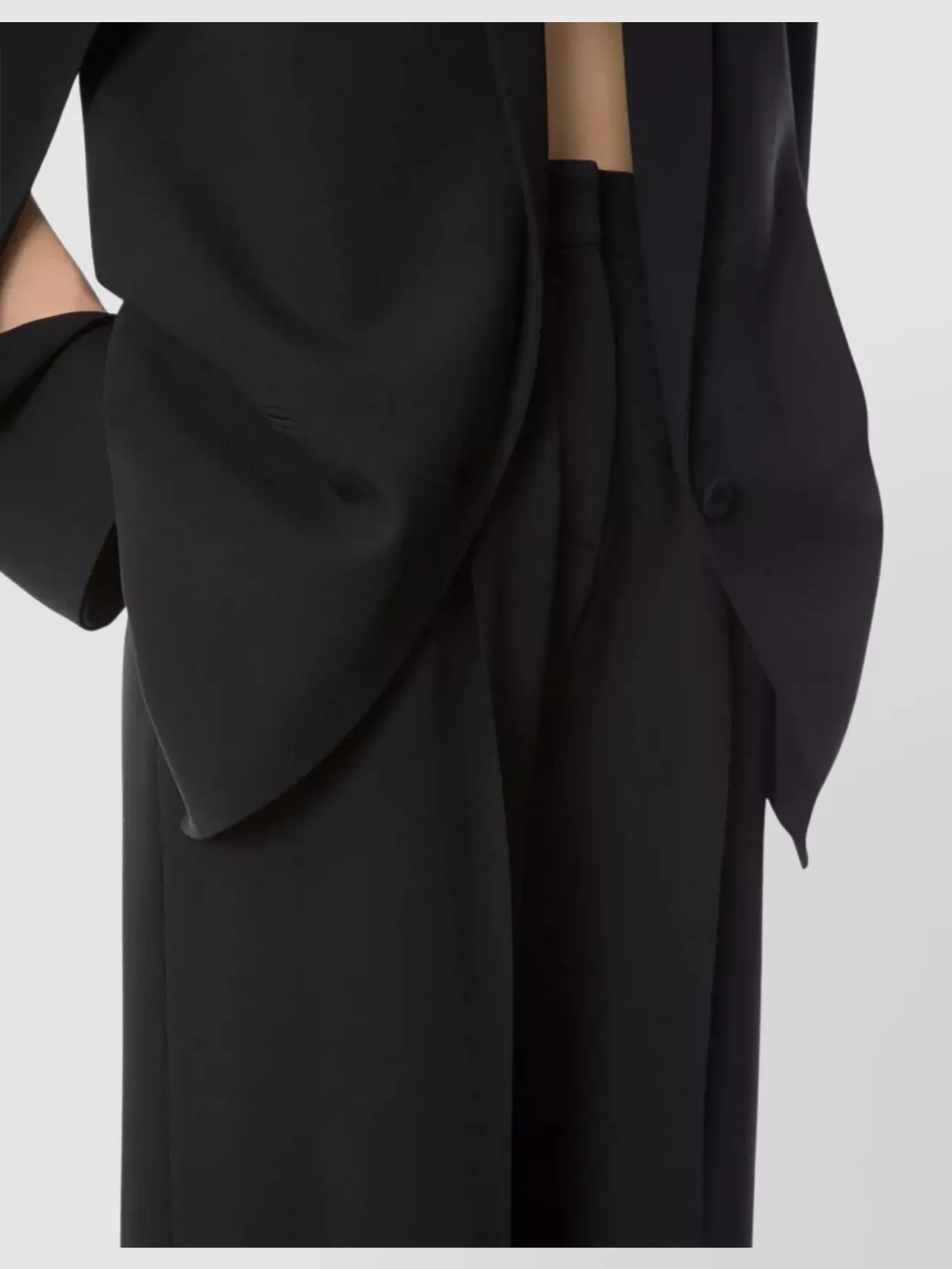 Alberta Ferretti Wide Leg Stretch Trousers