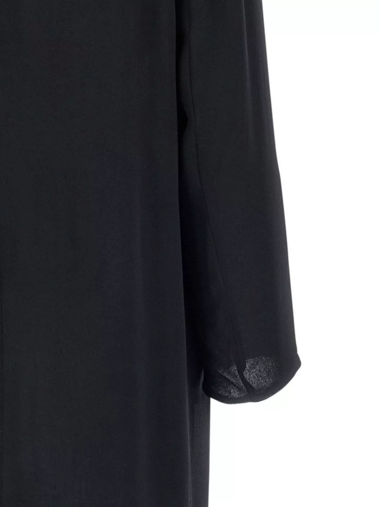 Alberta Ferretti Longline Shawl Collar Silk Coat