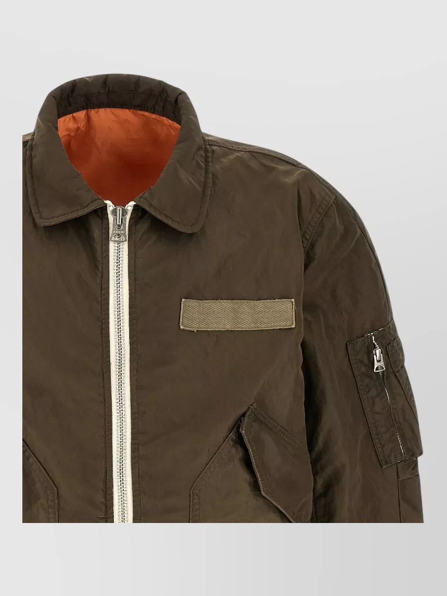 Sacai Quilted Nylon Padded Coat