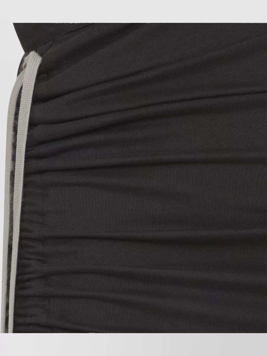 Moncler Cotton Draped Wrap Maxi Skirt