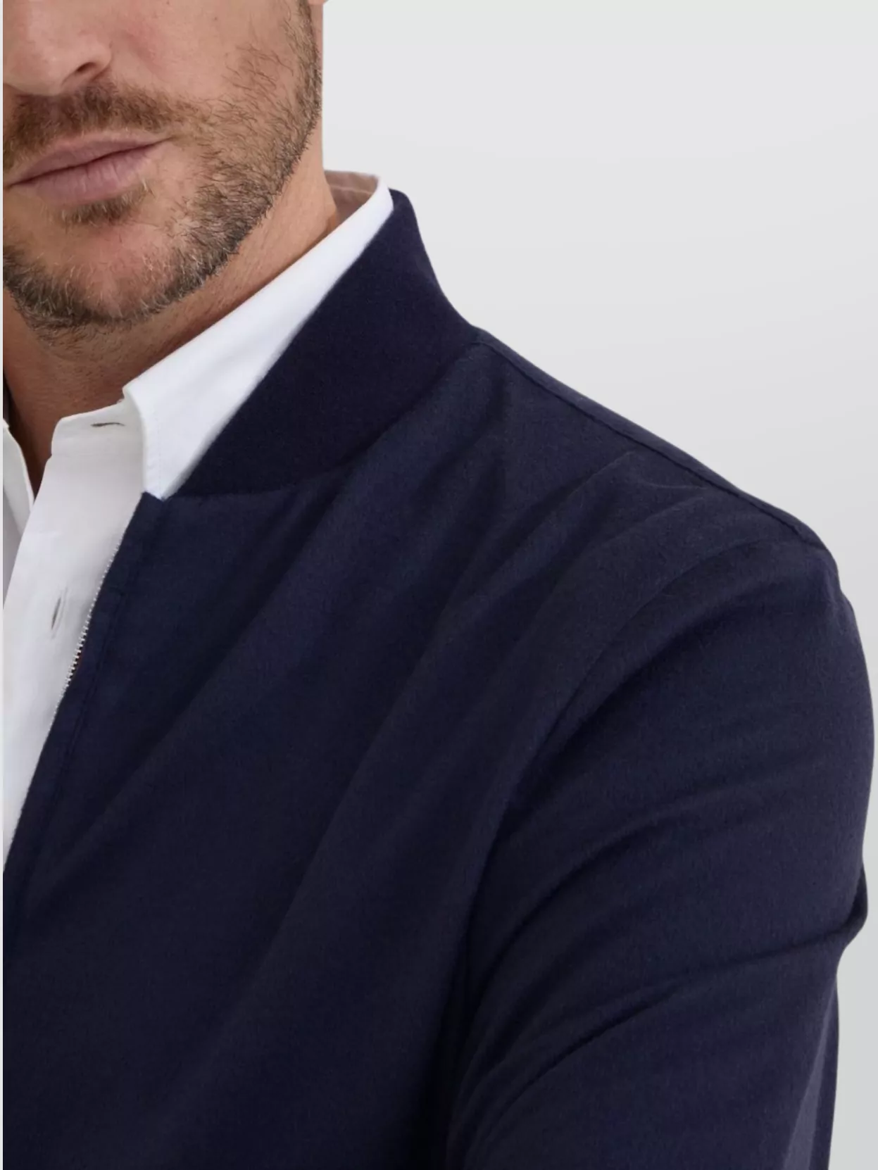 Brunello Cucinelli Cashmere Bomber Style Jacket
