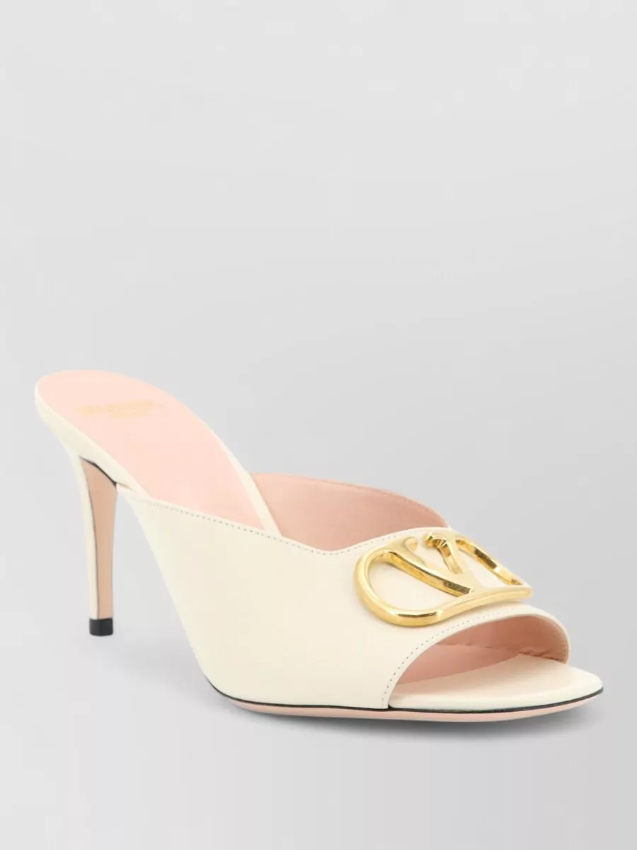 Valentino Garavani Leather High-Heel Mules