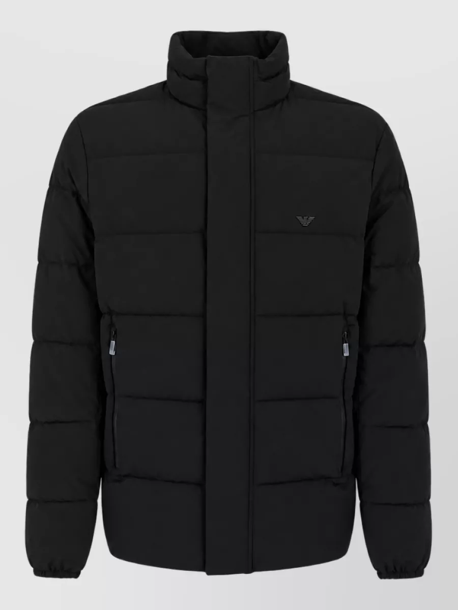 Emporio Armani down quilted short padded coat