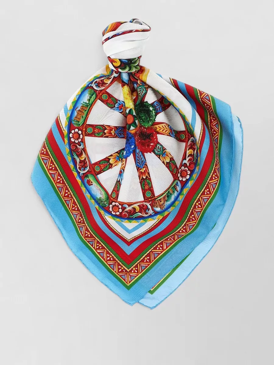 Dolce&Gabbana silk printed scarf