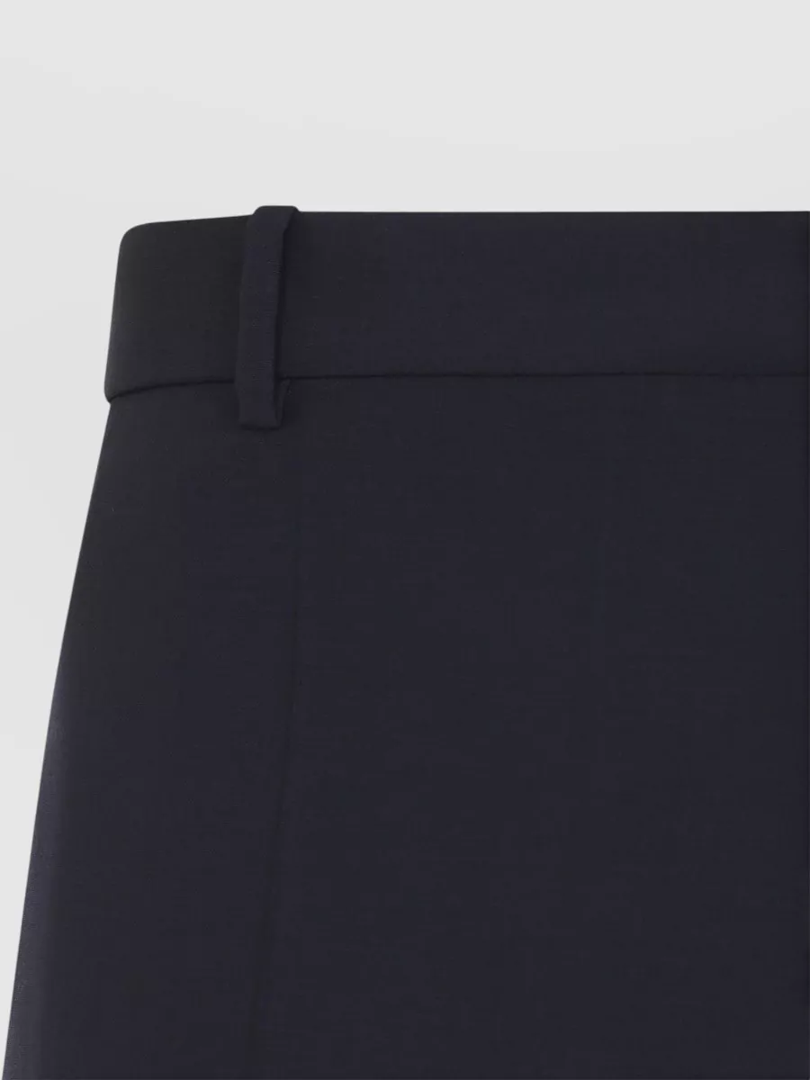 Jil Sander Wool Mohair Slim-Fit Flared Trousers