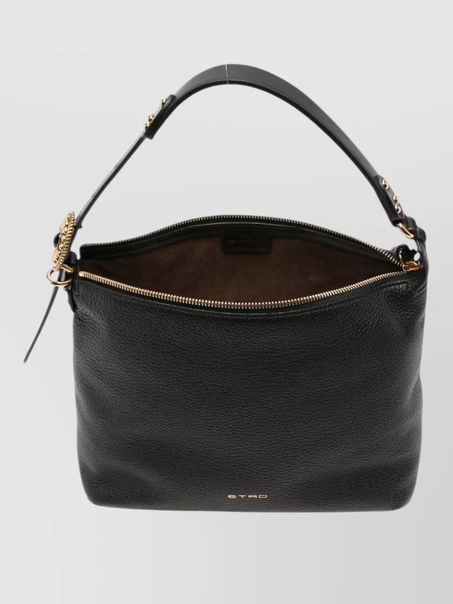 Etro Medium Leather Clutch Bag