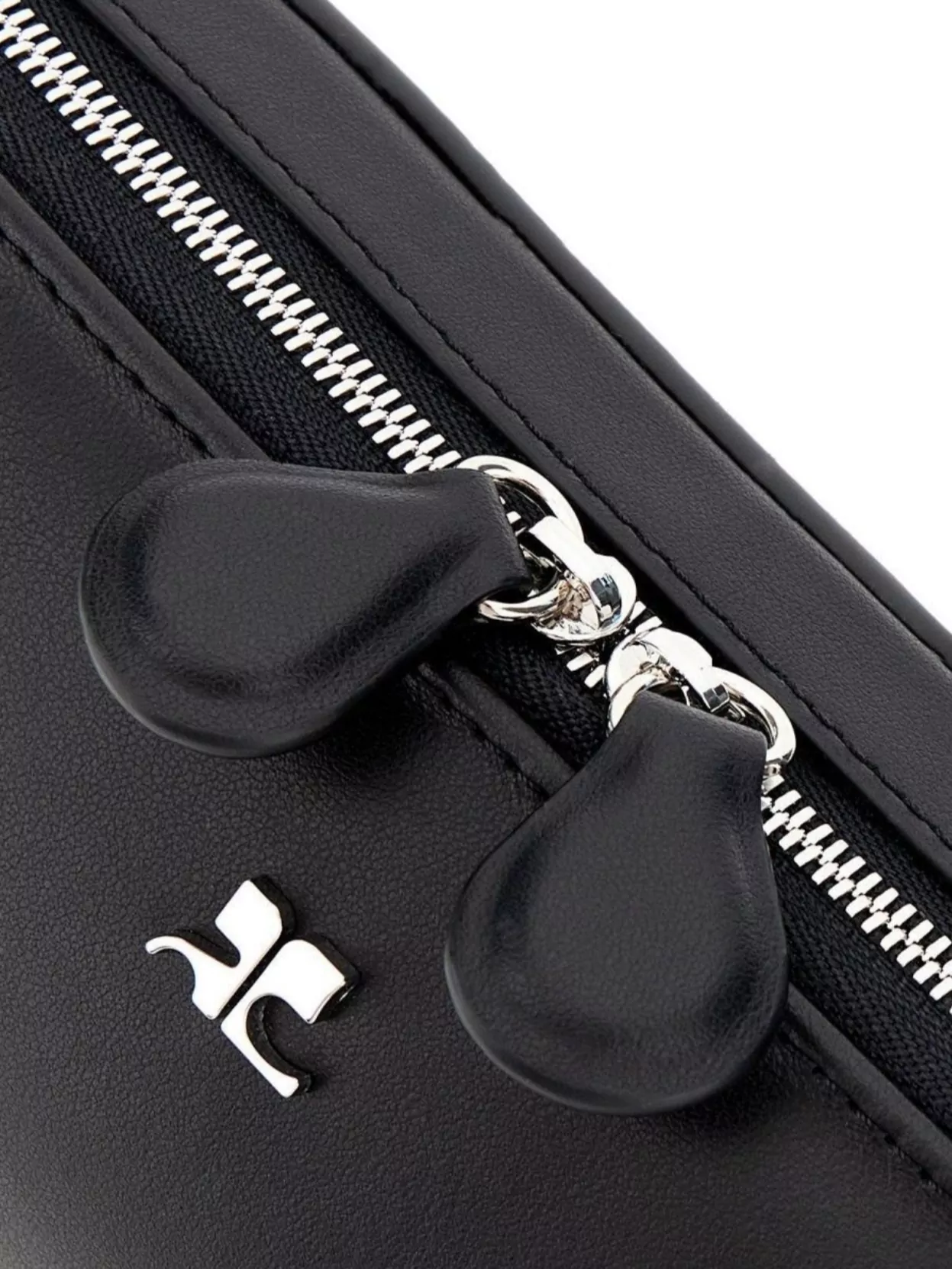 Courrèges Leather Cloud Reflex Shoulder Bag