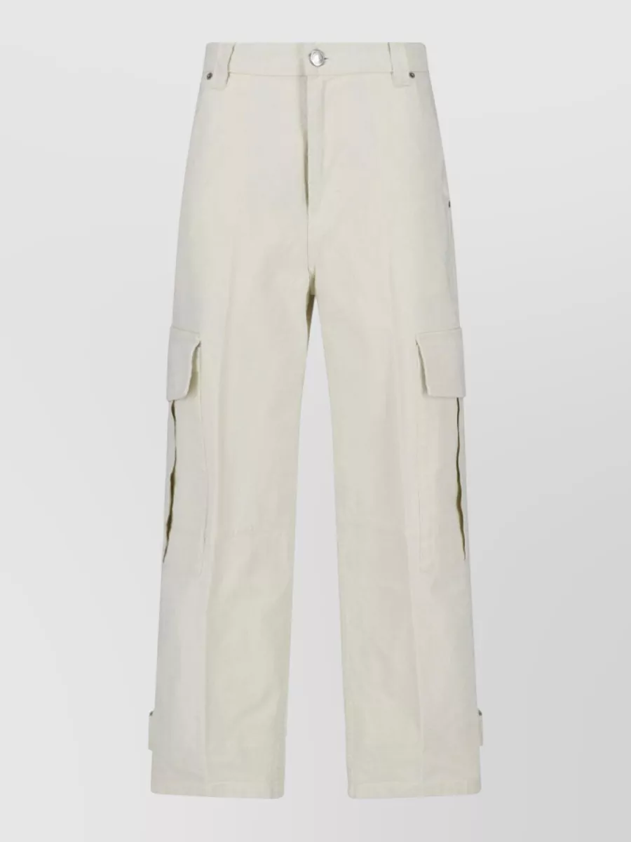 Ami Paris cotton straight-leg pants