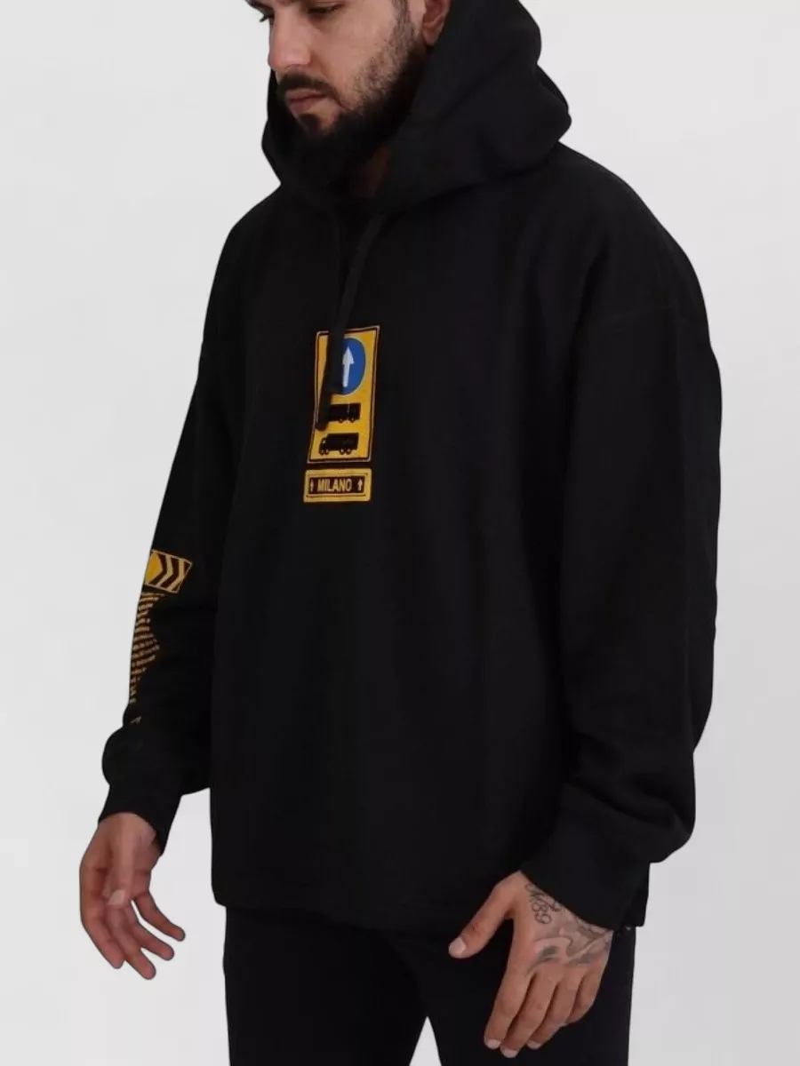 Dolce&Gabbana Cotton Hooded Printed Sweatshirt