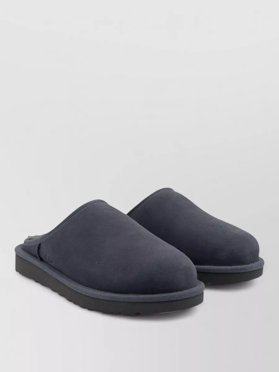 Ugg leather slip-on slippers