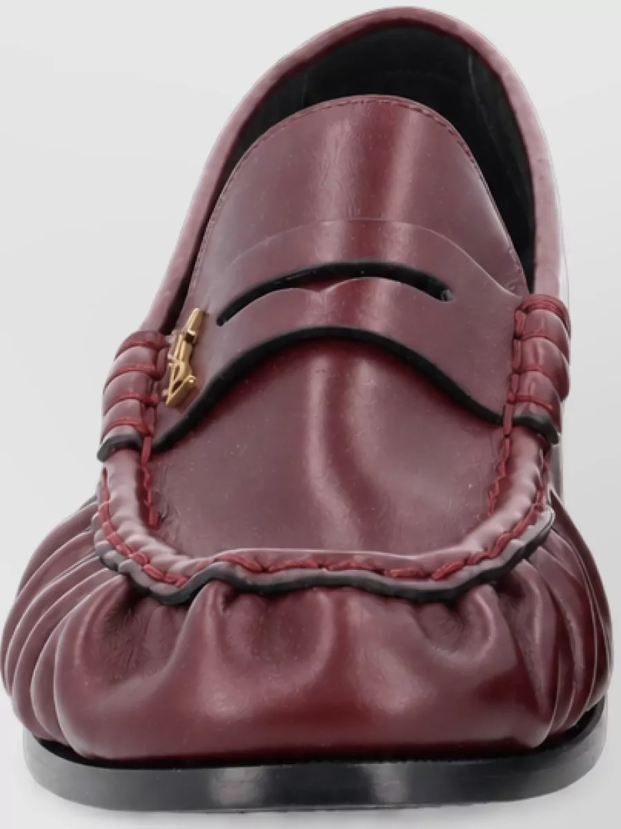 Saint Laurent leather loafers
