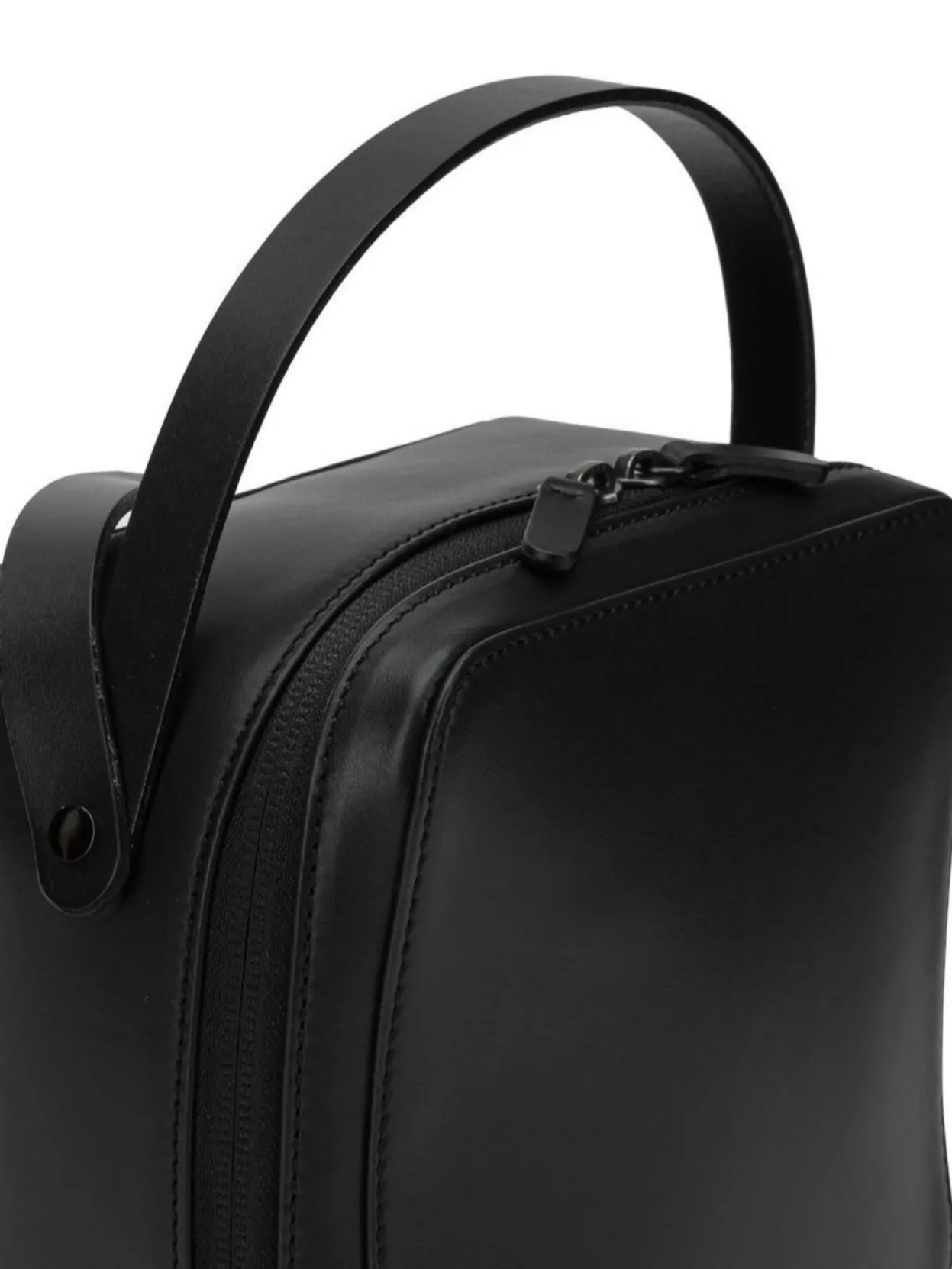 Auralee Square Crossbody Bag Adjustable Strap In Black