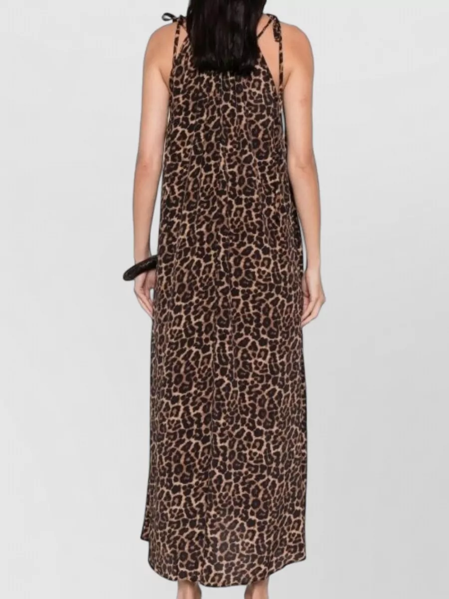 Anine Bing Silk Maxi Dress
