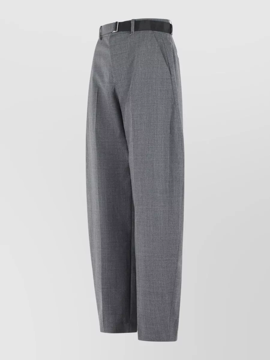 Sacai Straight-Leg Tailored Trousers