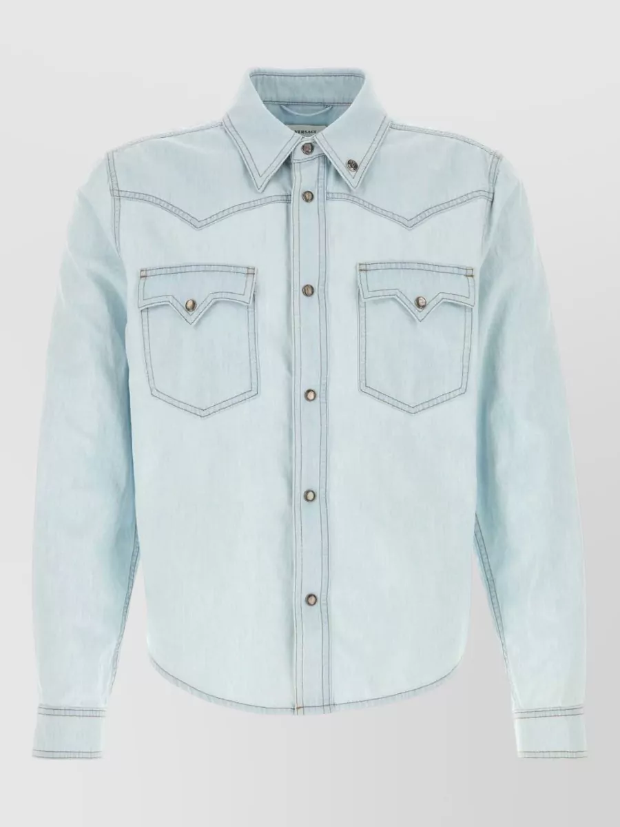 Versace denim shirt