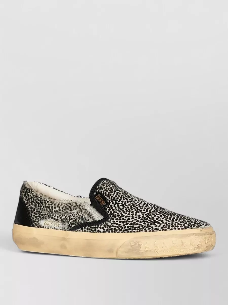 Golden Goose leopard-print leather slides