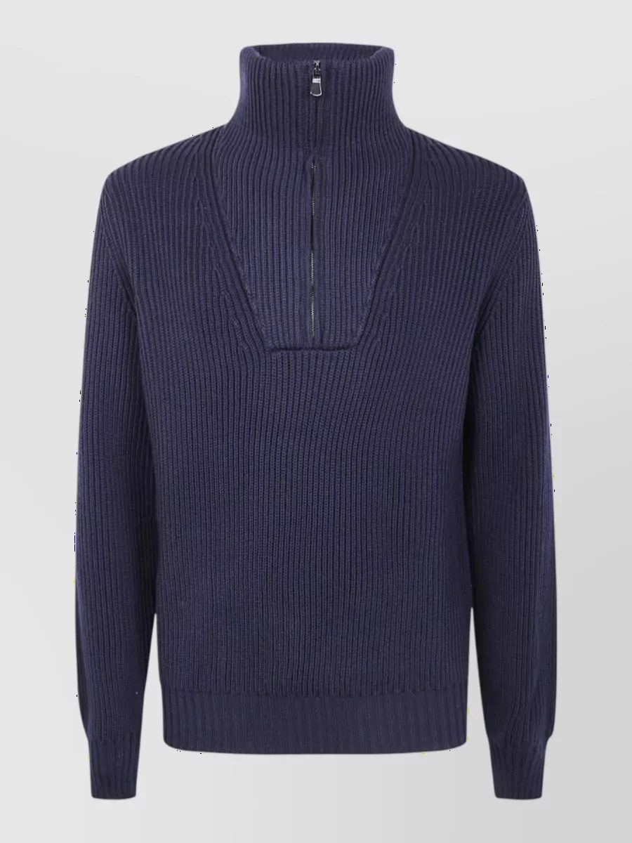 Filippo De Laurentis wool half zip jumper