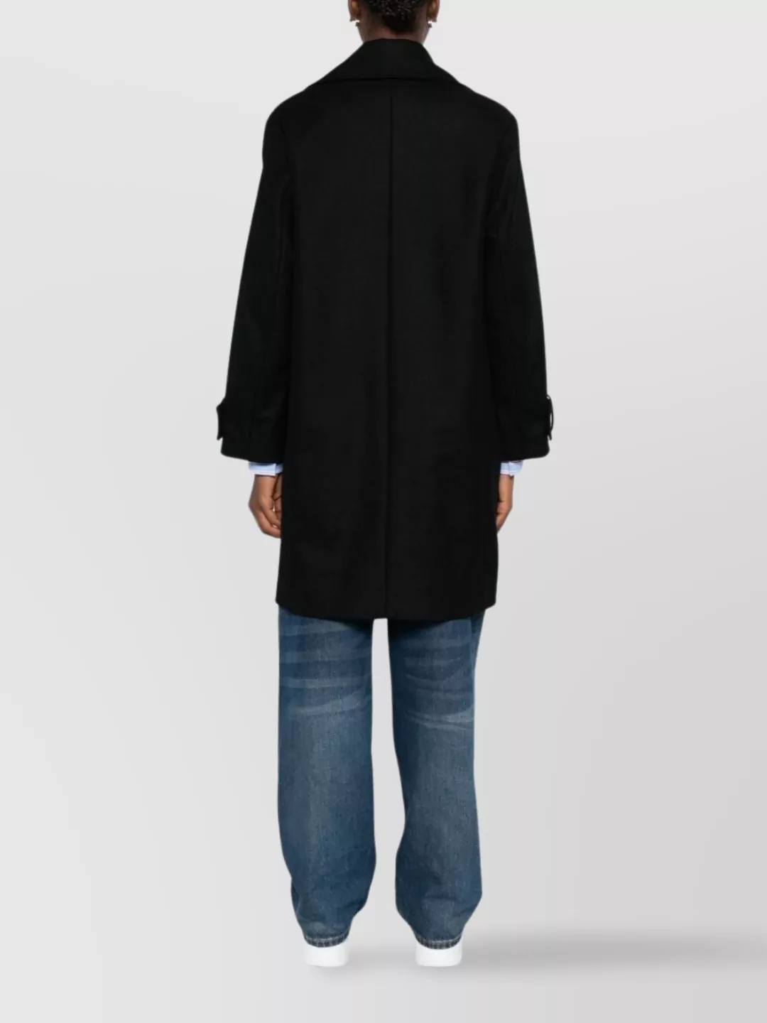 Paul Smith Double-Breasted Coat Featuring Flap Pockets