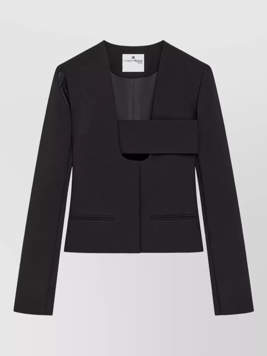 Courrèges polyester tailored jacket