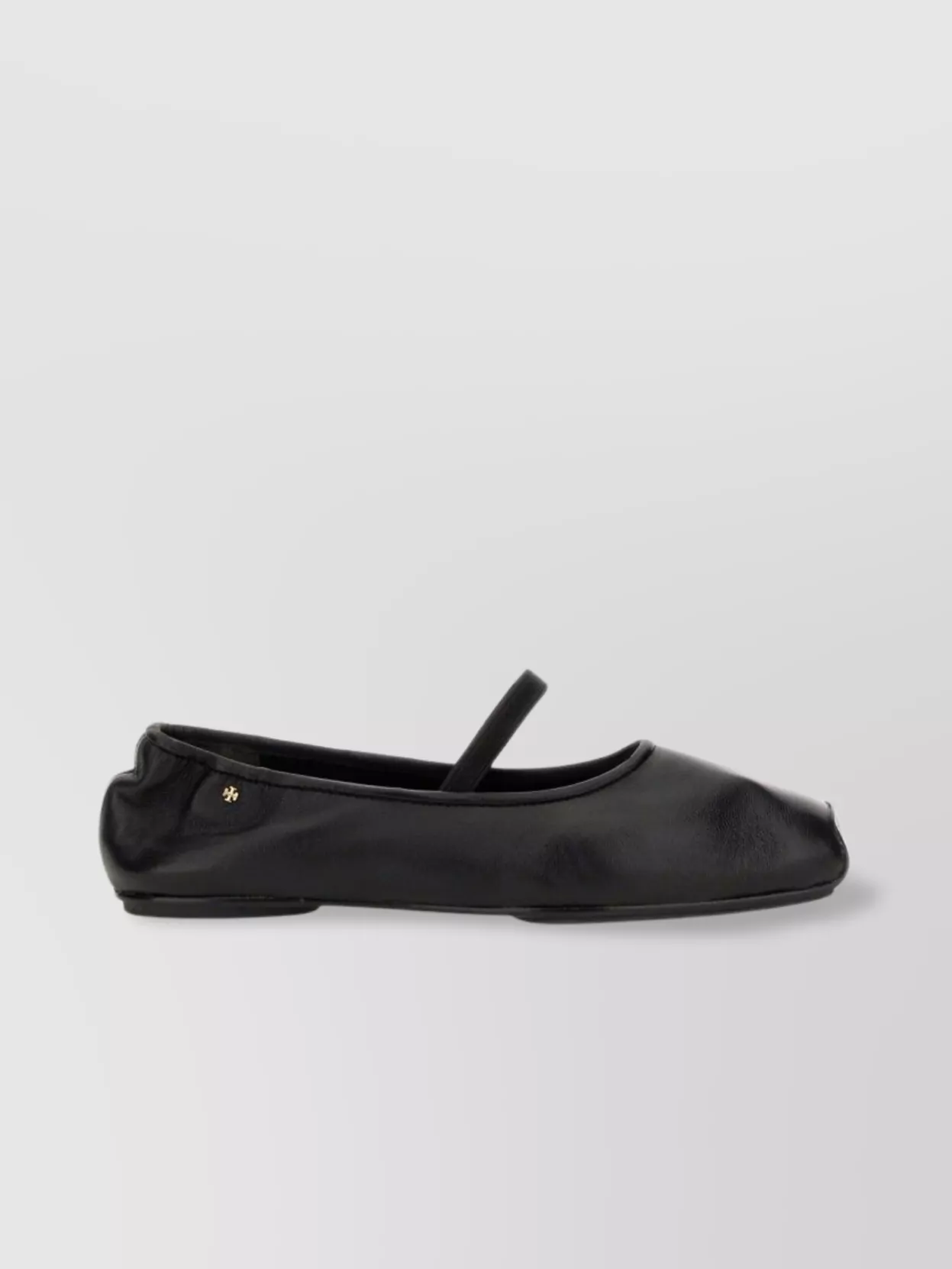 Tory Burch "Runway" Square Toe Flat Sole Ballerina Shoes