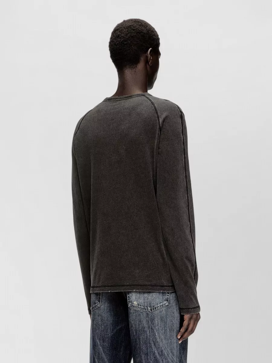 Diesel Cotton Long-Sleeve T-Shirt
