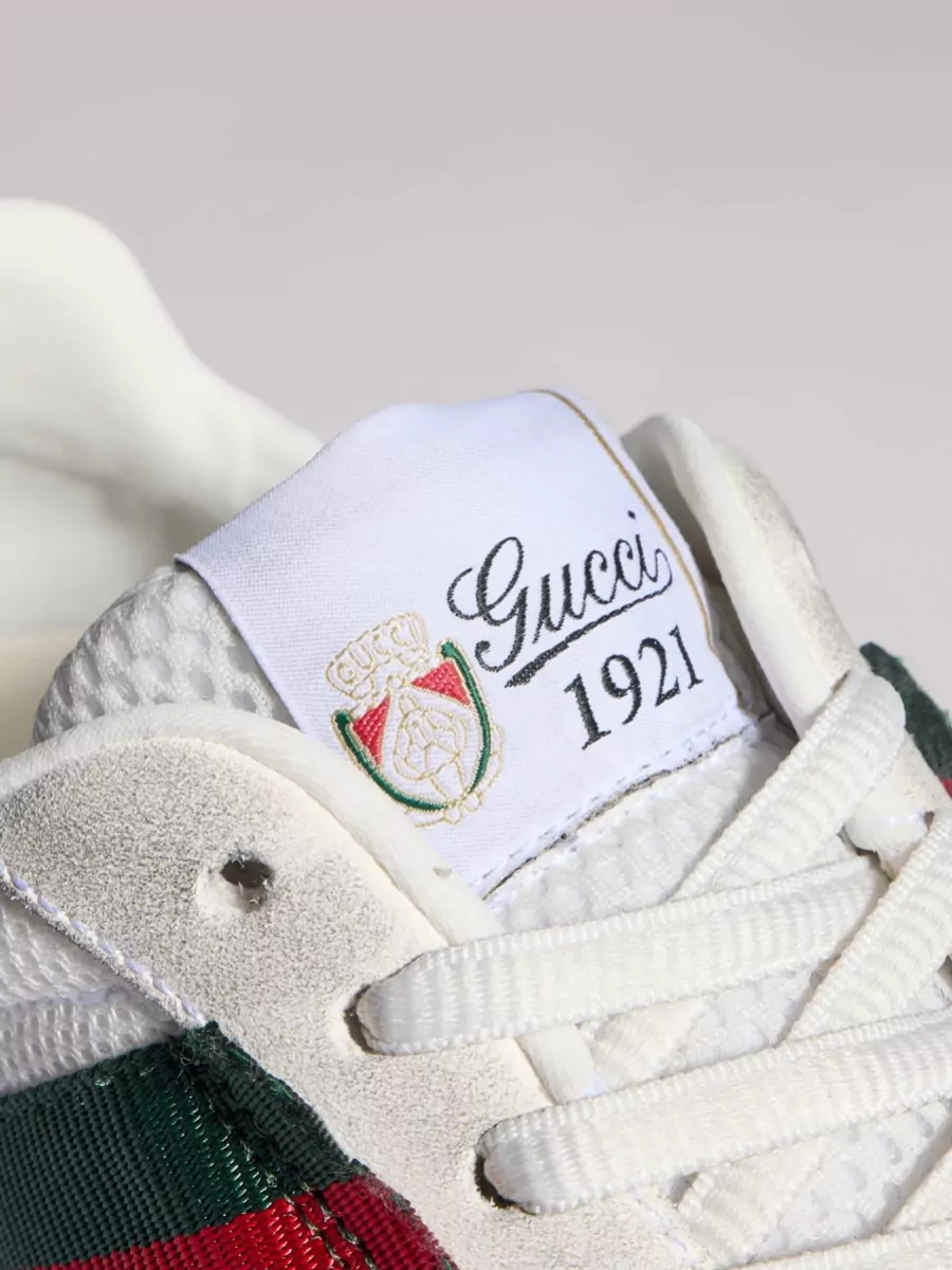 Gucci Leather Low-Top Sneakers