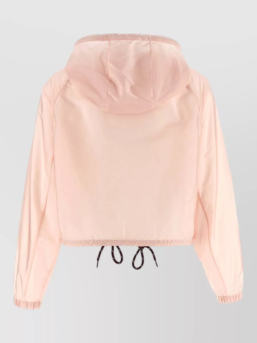 Prada Feather Cropped Parka Coat