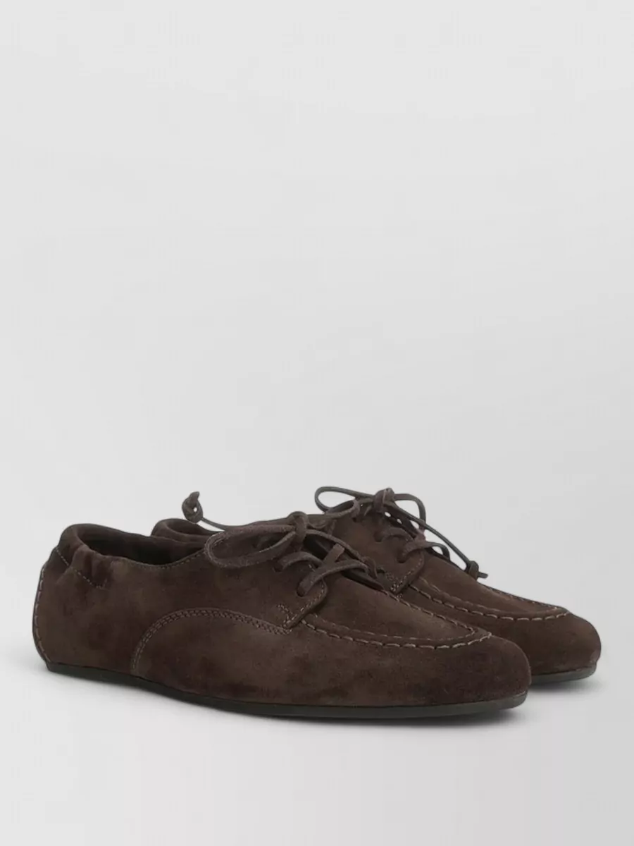 Celine calfskin lace-up loafers