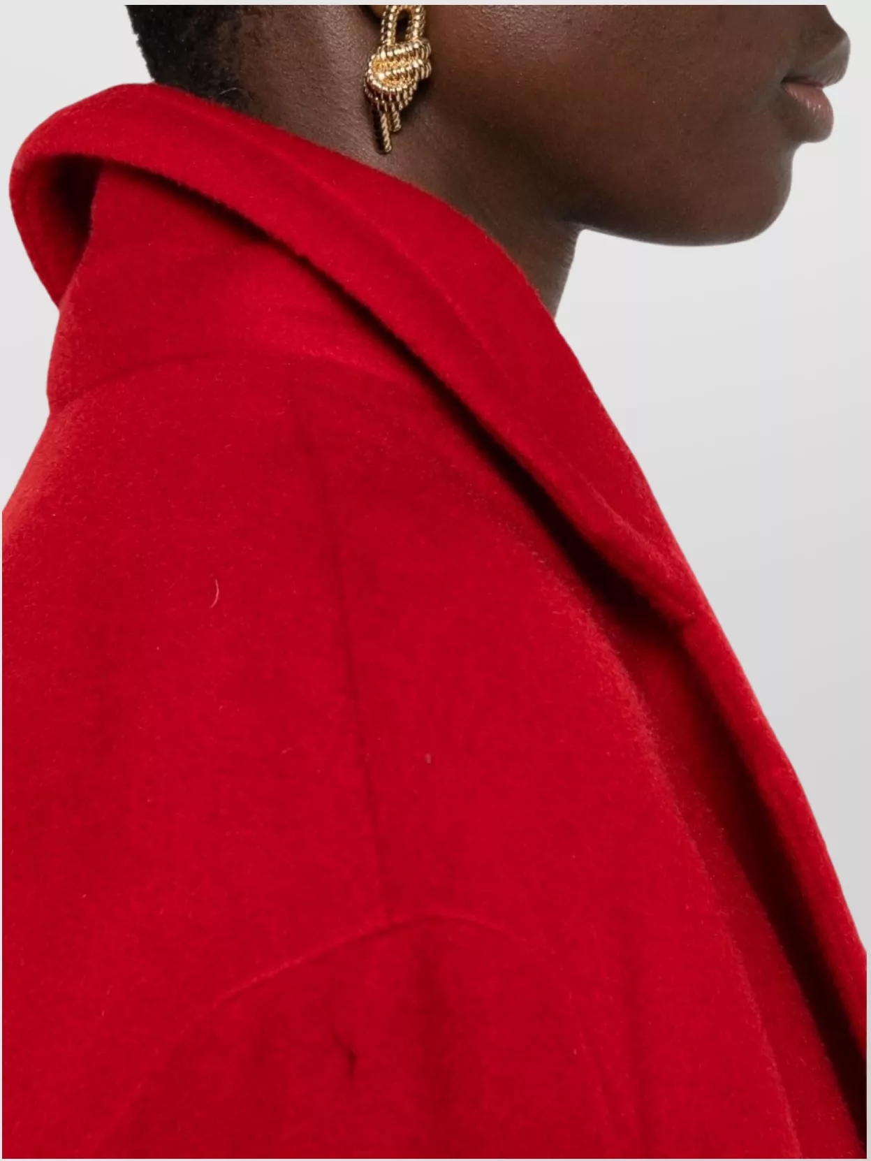 Tagliatore Long Wool Coat With Notched Lapels And Flap Pockets
