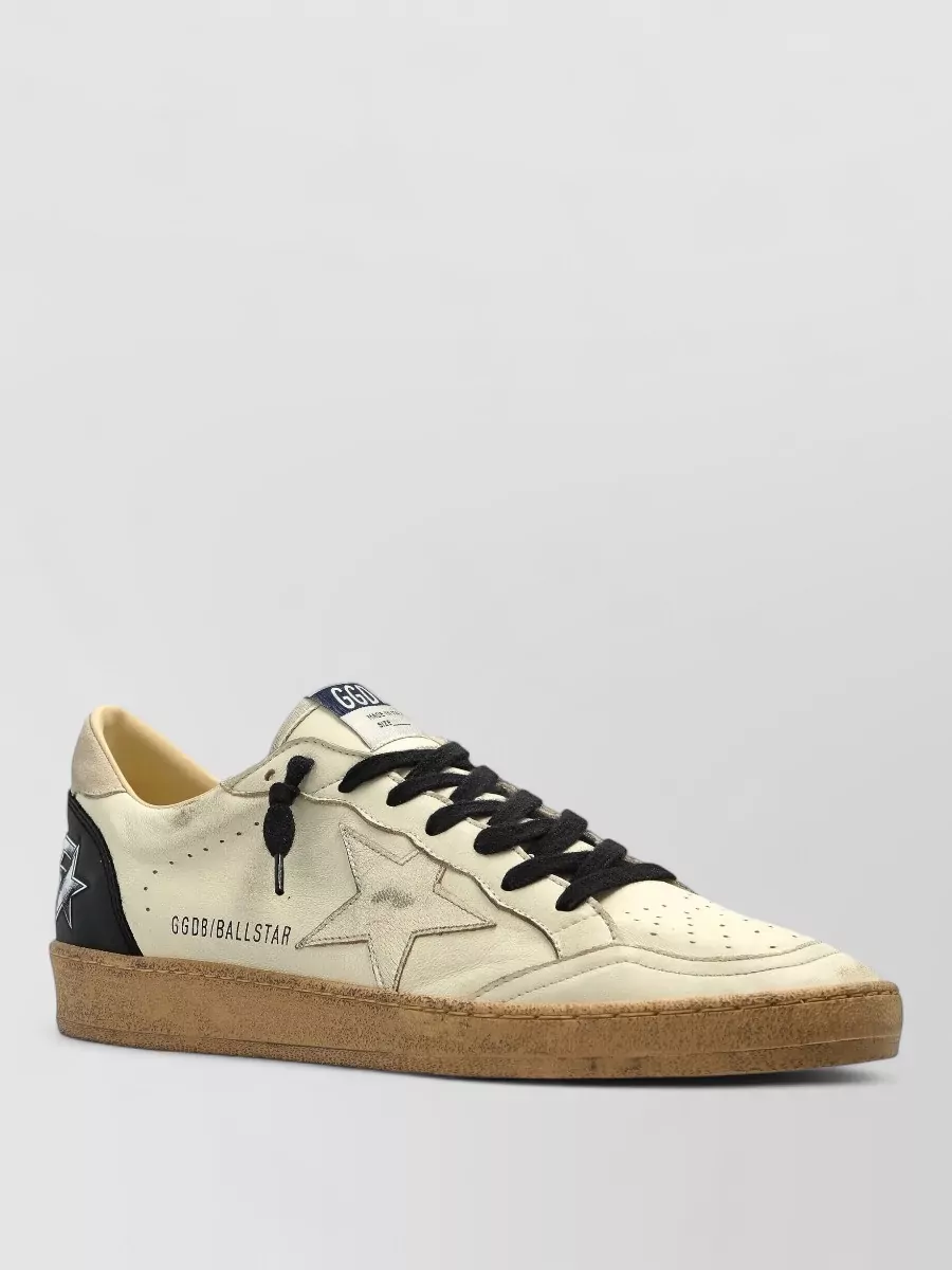Golden Goose leather low-top sneakers