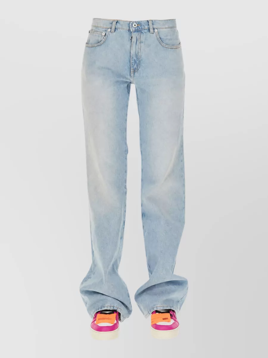 Off-White denim baggy jeans