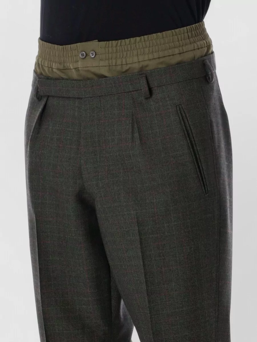 Prada Wool Slim-Fit Straight-Leg Trousers