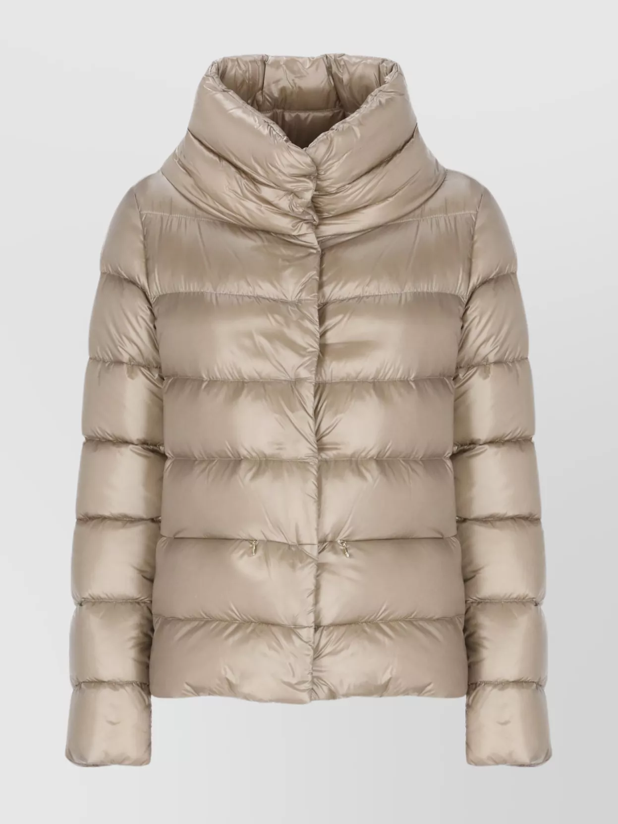 Herno Padded quilted down jacket with fur trim | The Fashion