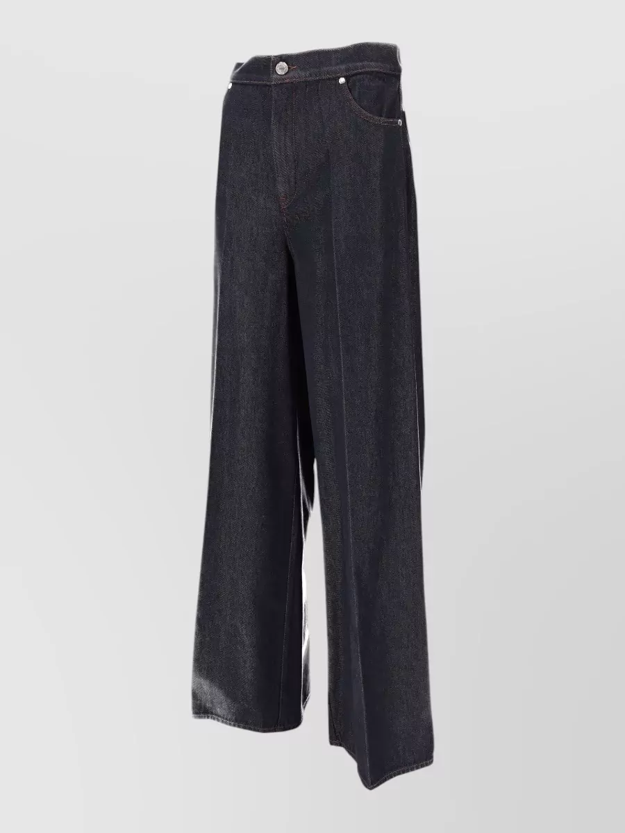 Max Mara Cotton Wide-Leg Trousers