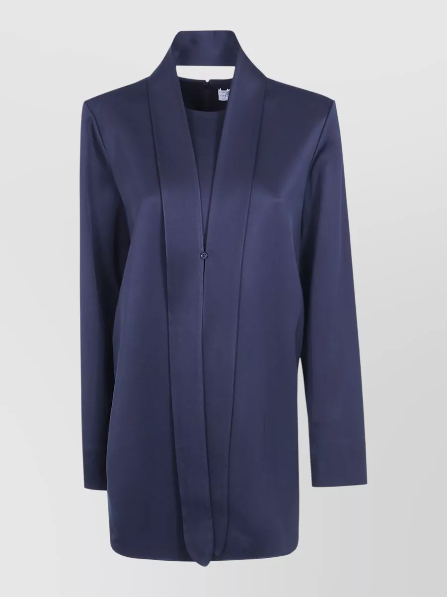 Totême satin tunic dress