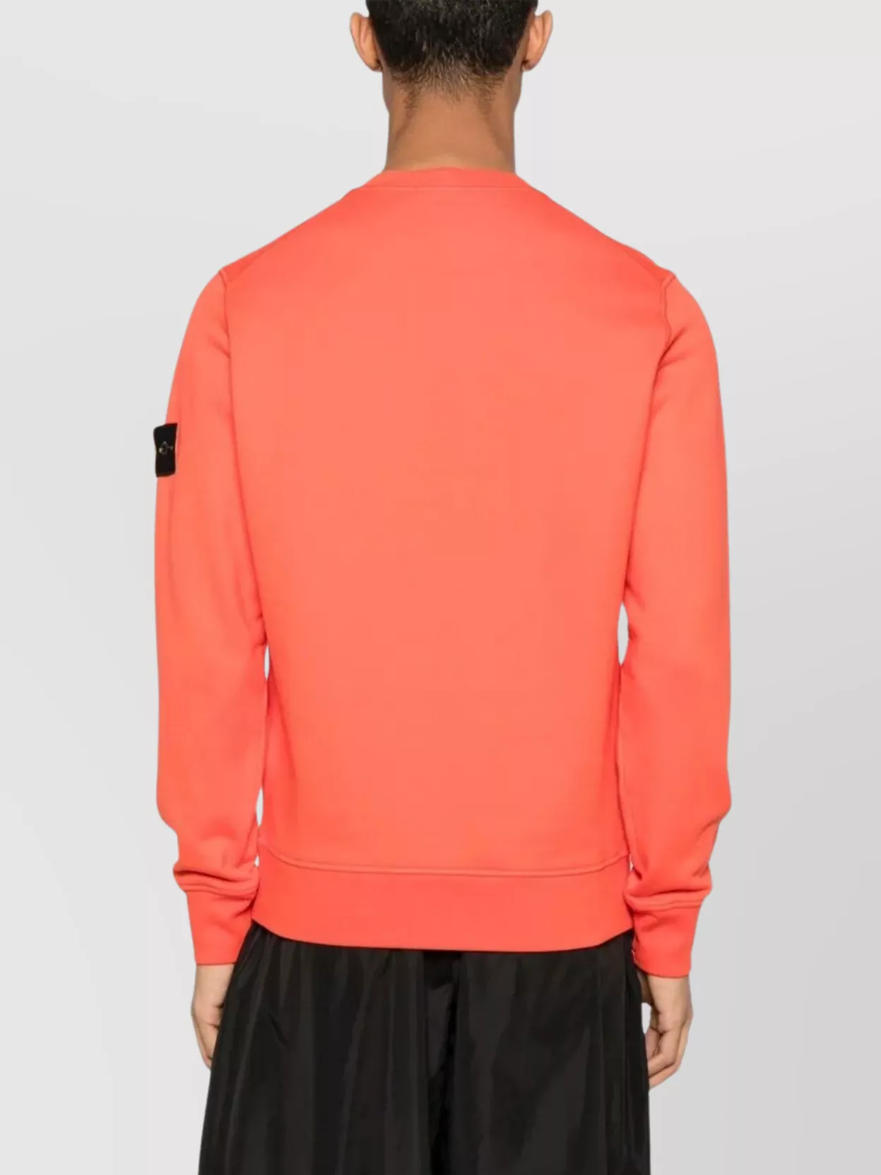 Stone Island Crew-Neck Cotton Fleece Sweatshirt