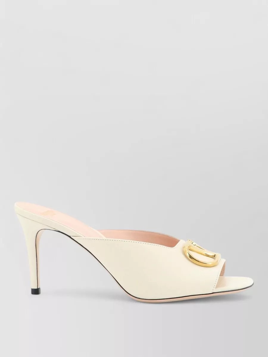 Valentino Garavani Leather High-Heel Mules