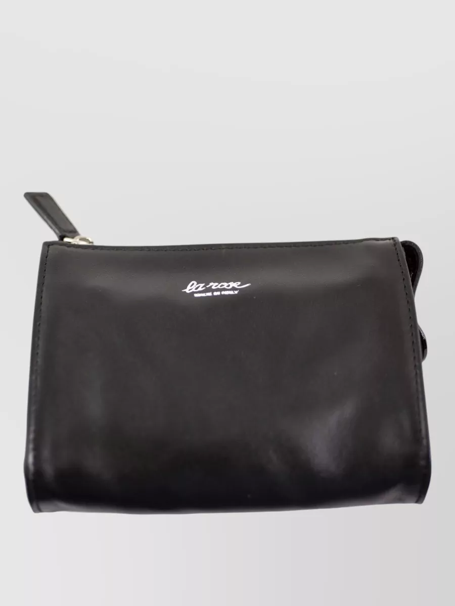 La Rose leather make-up bag