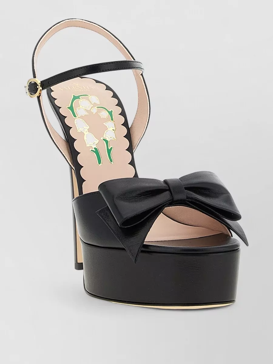 Valentino Garavani leather platform sandals