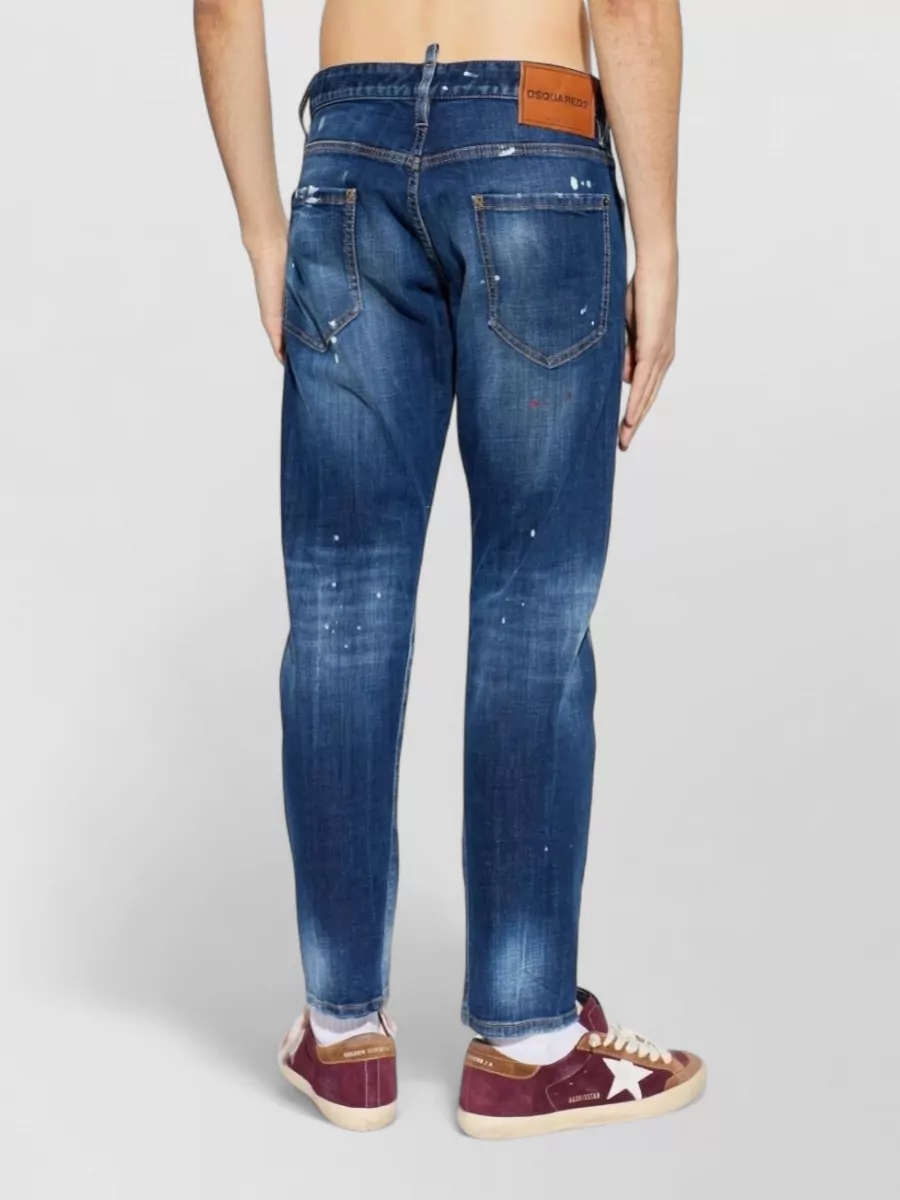 Dsquared2 Denim Straight-Leg Trousers