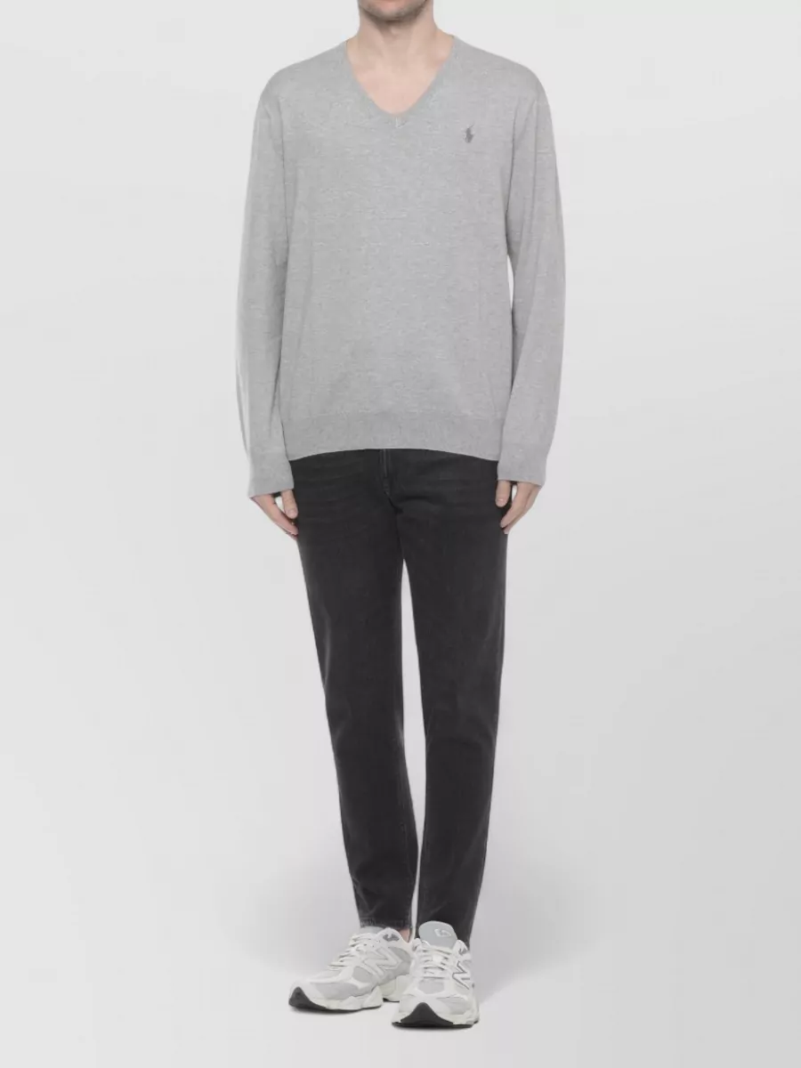Ralph Lauren V-Neck Long-Sleeve Jumper