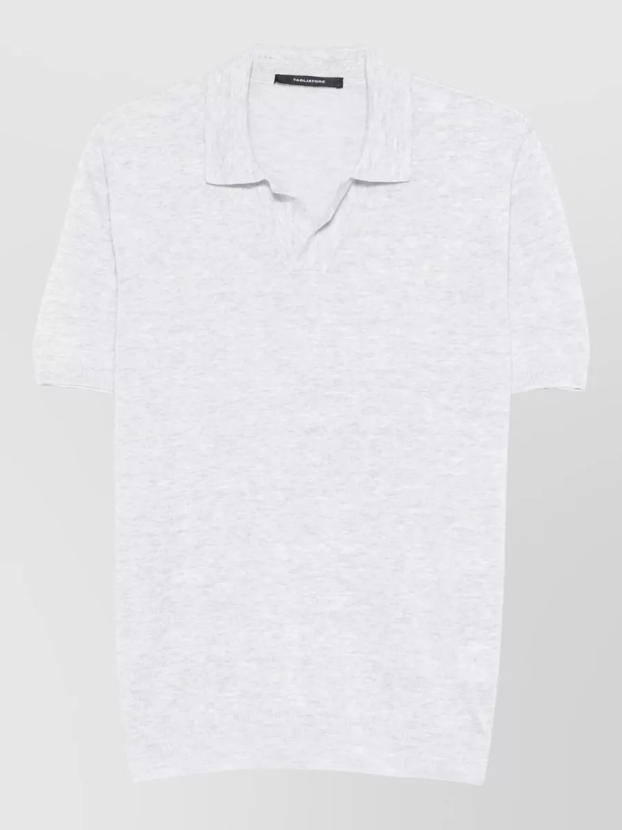 Tagliatore linen polo shirt